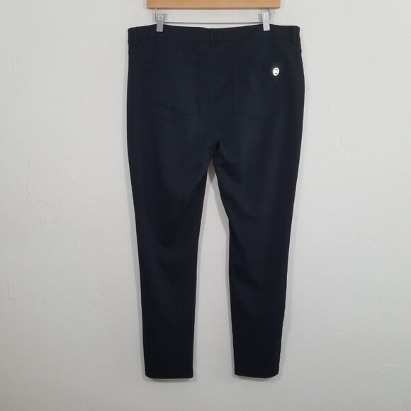MICHAEL Michael Kors Skinny Pants Stretch Black Size 14 - Picture 5 of 8